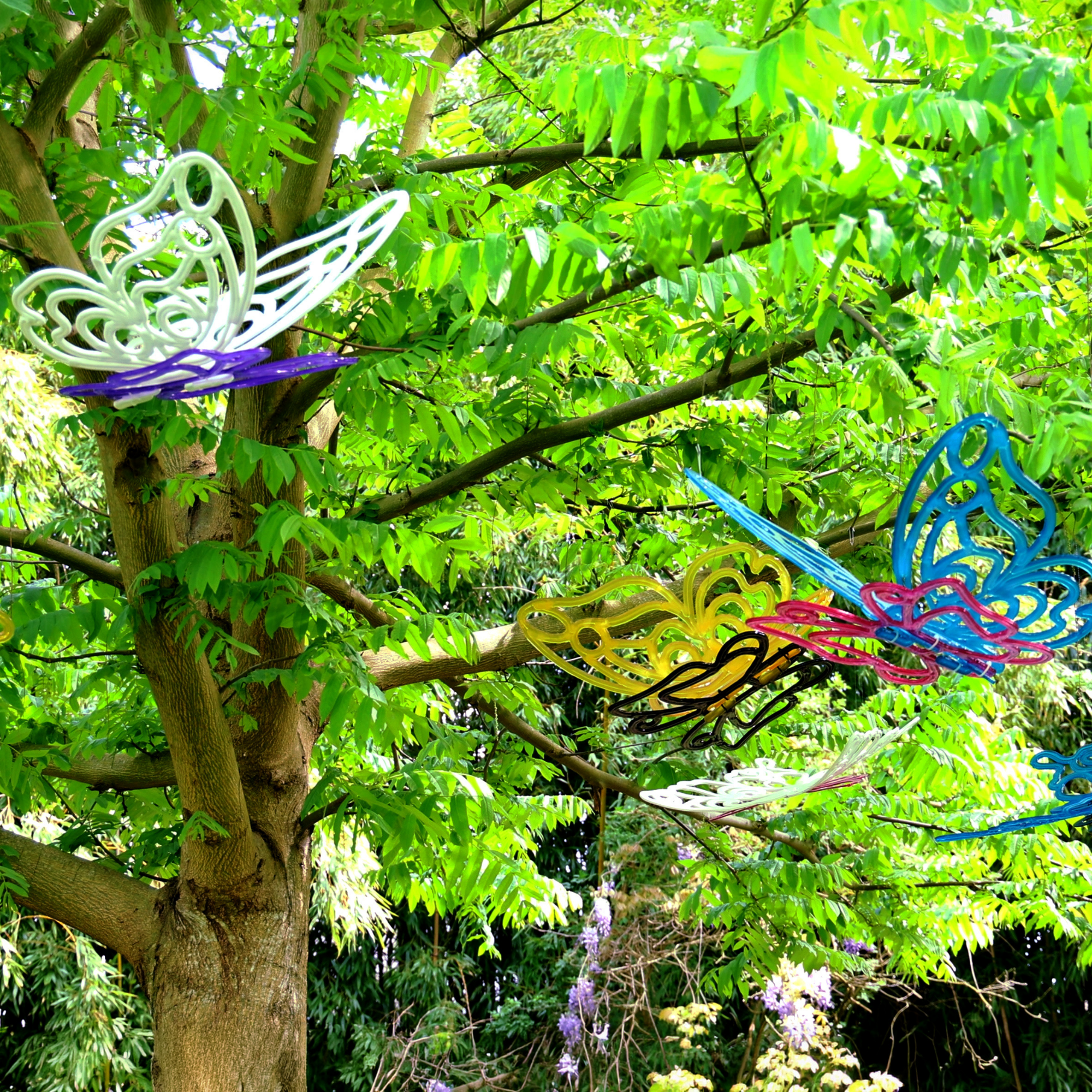 Décor suspension 3D Papillon pop H0,51 x L0,62 x P0,24m